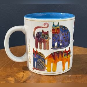 Vintage 2004 Laurel Burch Mug Cats